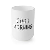 Good Morning Toothbrush Cup
